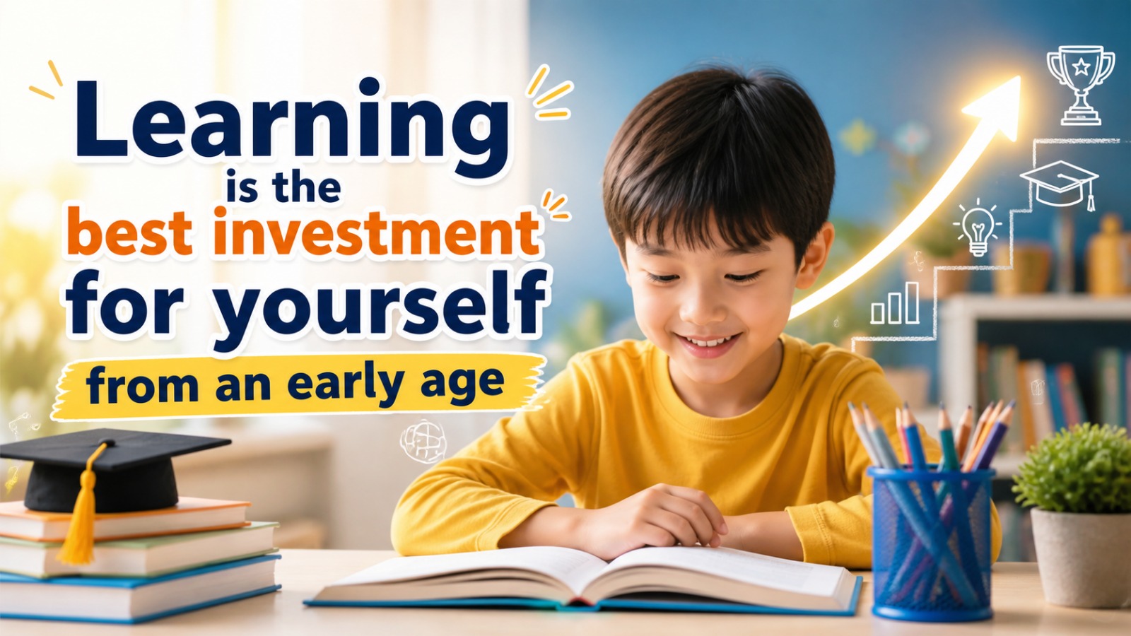 Learning is the best investment for yourself from an early age
