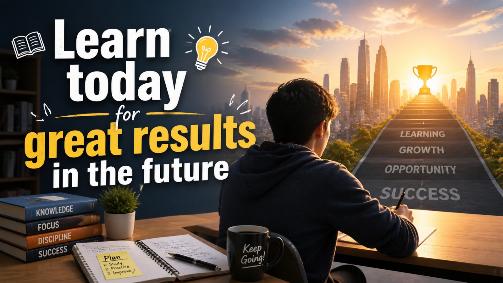 Learn today for great results in the future