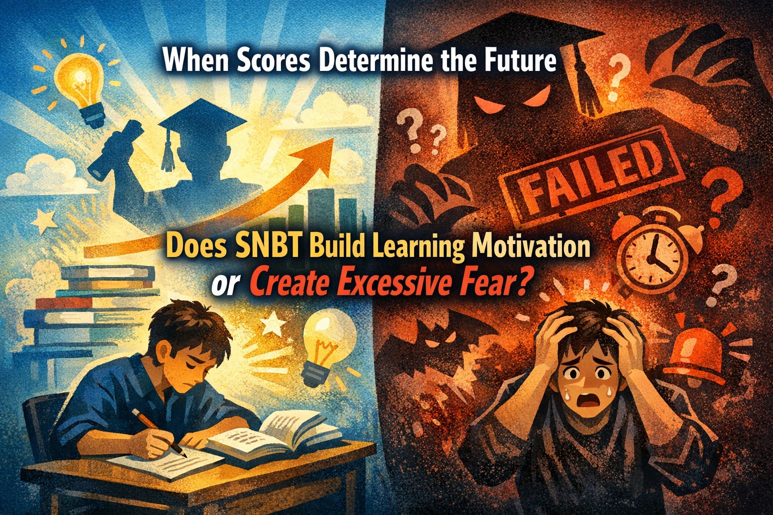When Scores Determine the Future, Does SNBT Build Learning Motivation or Create Excessive Fear?