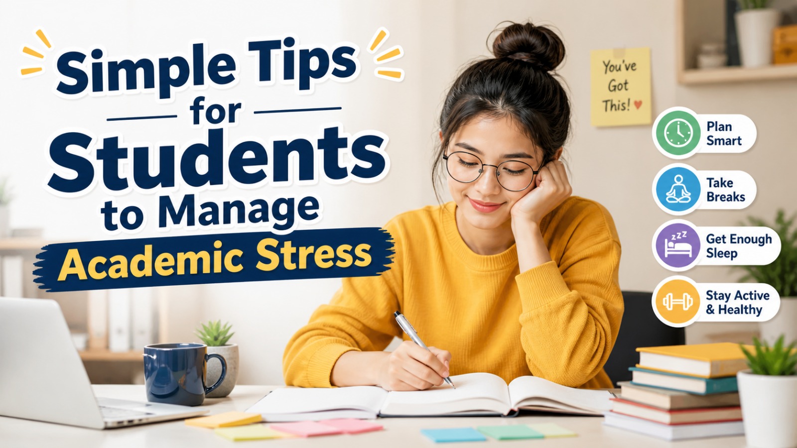 Simple Tips for Students to Manage Academic Stress