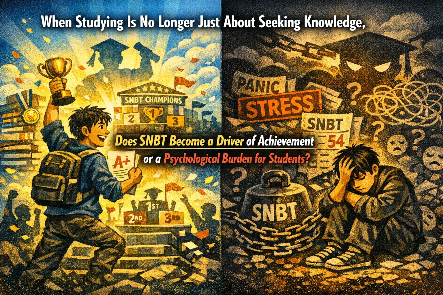 When Studying Is No Longer Just About Seeking Knowledge, Does SNBT Become a Driver of Achievement or a Psychological Burden for Students?