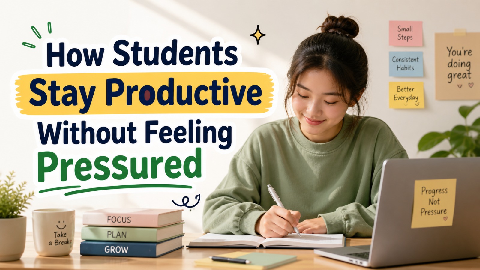 How Students Stay Productive Without Feeling Pressured