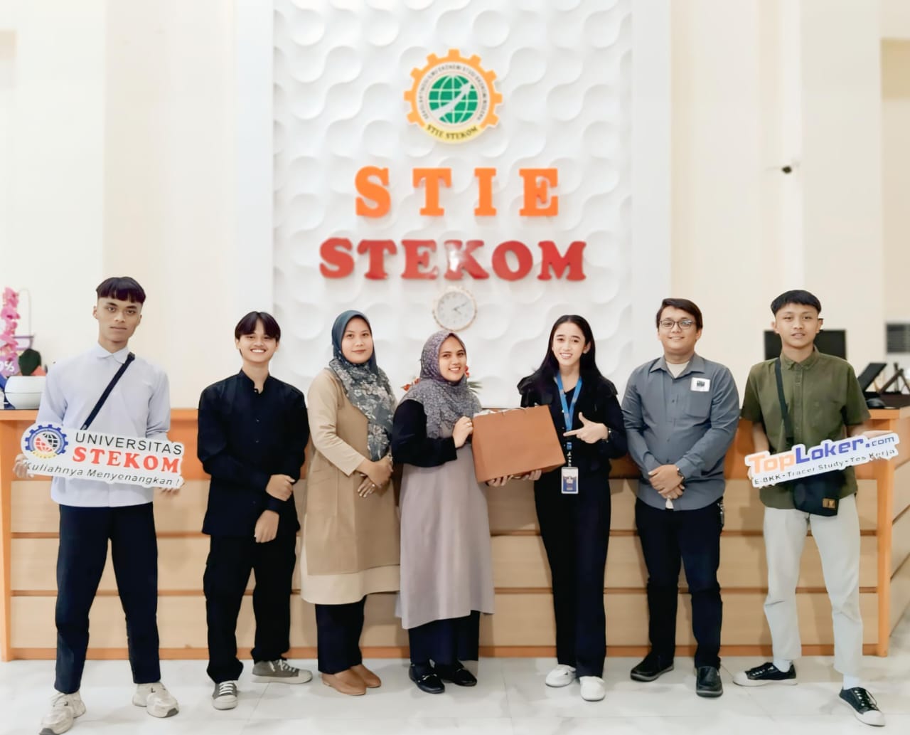 STIE STEKOM Sambut Siswa PKL dari SMK Nahyada Global Malang, Hasil Sinergi Bersama Toploker.com