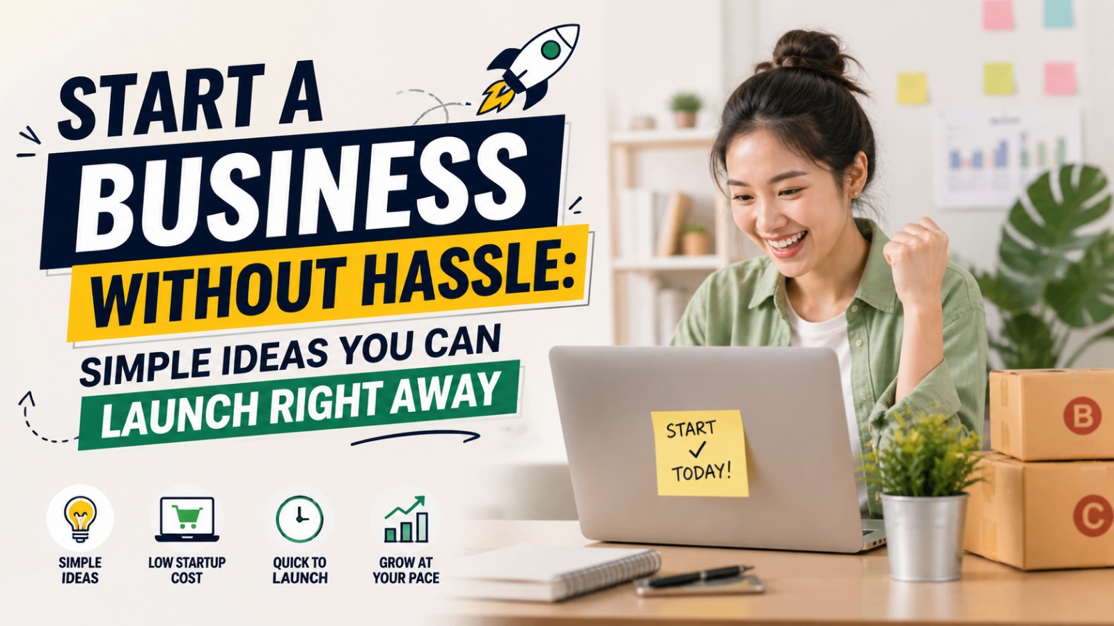 Start a Business Without Hassle: Simple Ideas You Can Launch Right Away