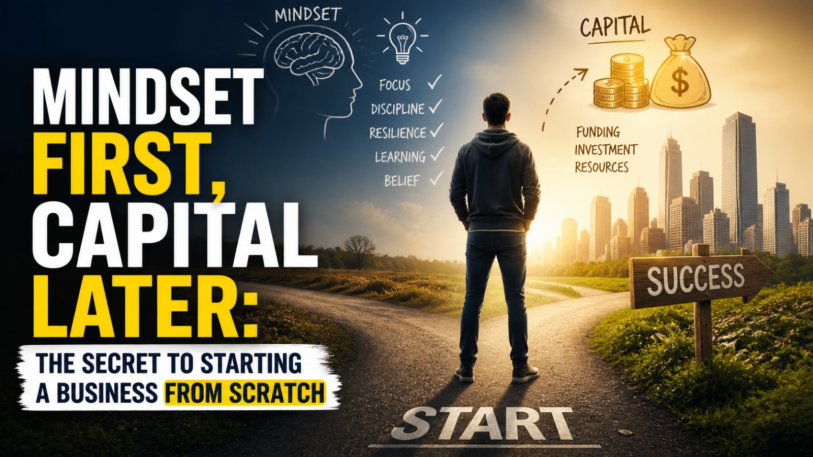 Mindset First, Capital Later: The Secret to Starting a Business from Scratch