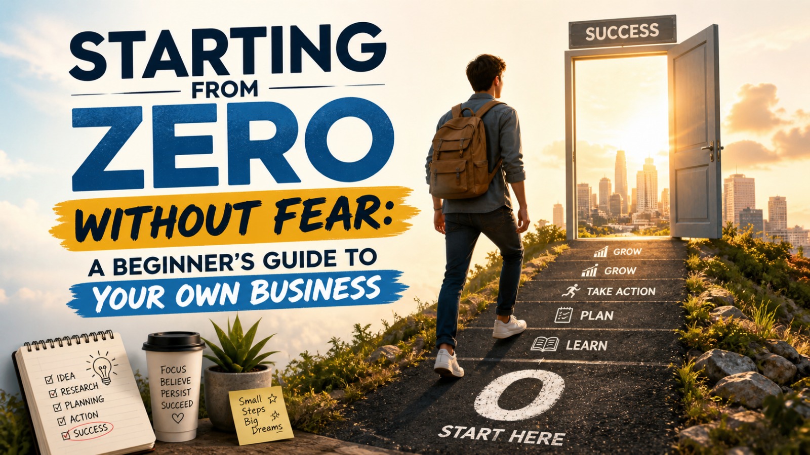Starting from Zero Without Fear: A Beginner’s Guide to Your Own Business