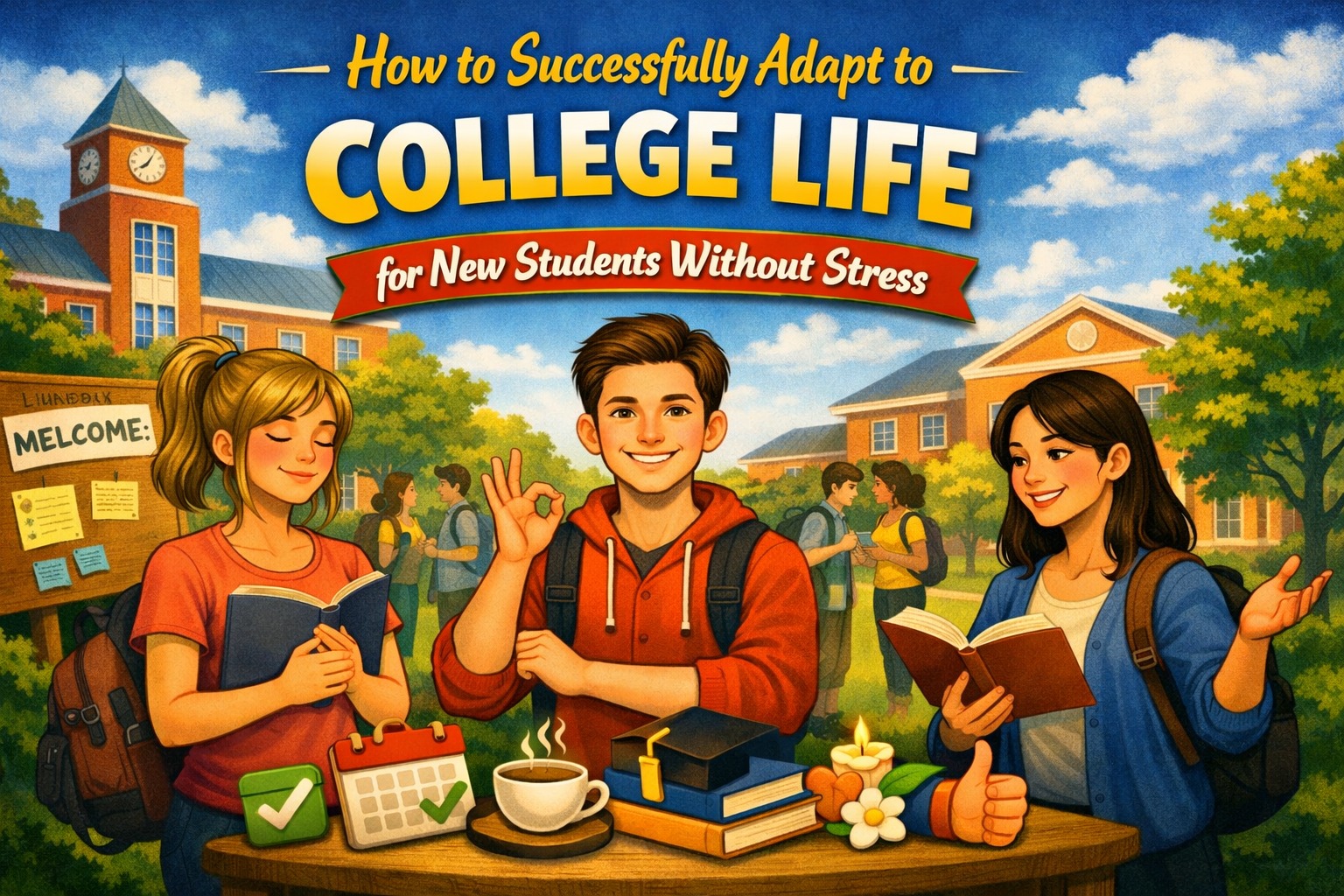 How to Successfully Adapt to College Life for New Students Without Stress