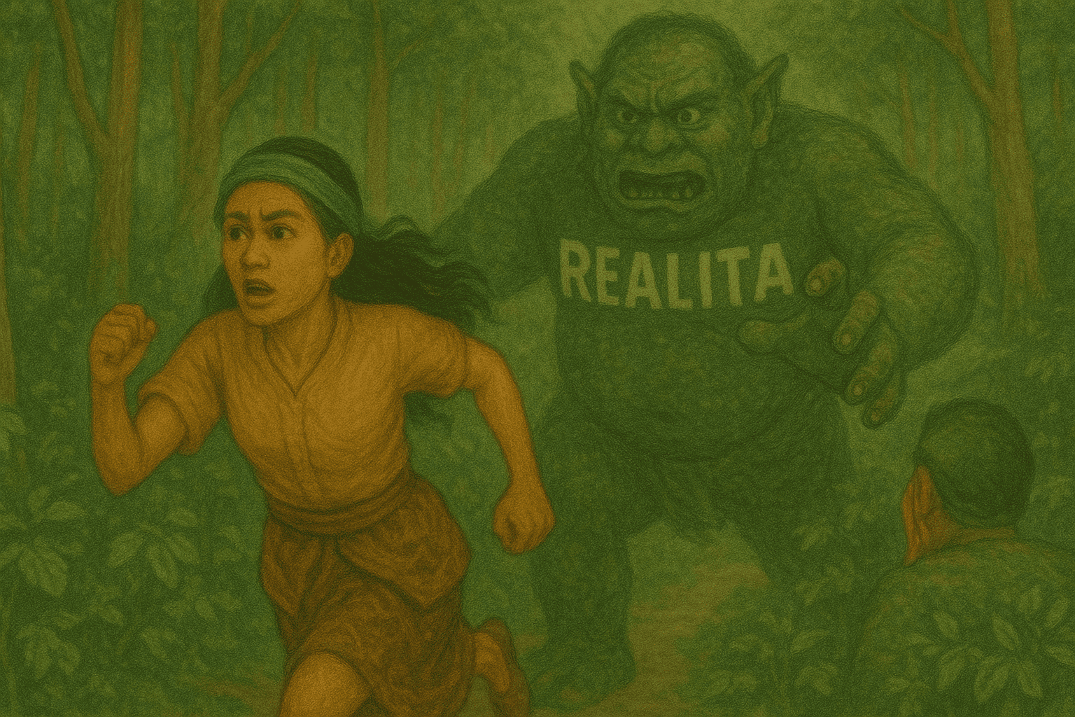 Timun Mas Kabur dari Raksasa, Kamu Kabur dari Komitmen