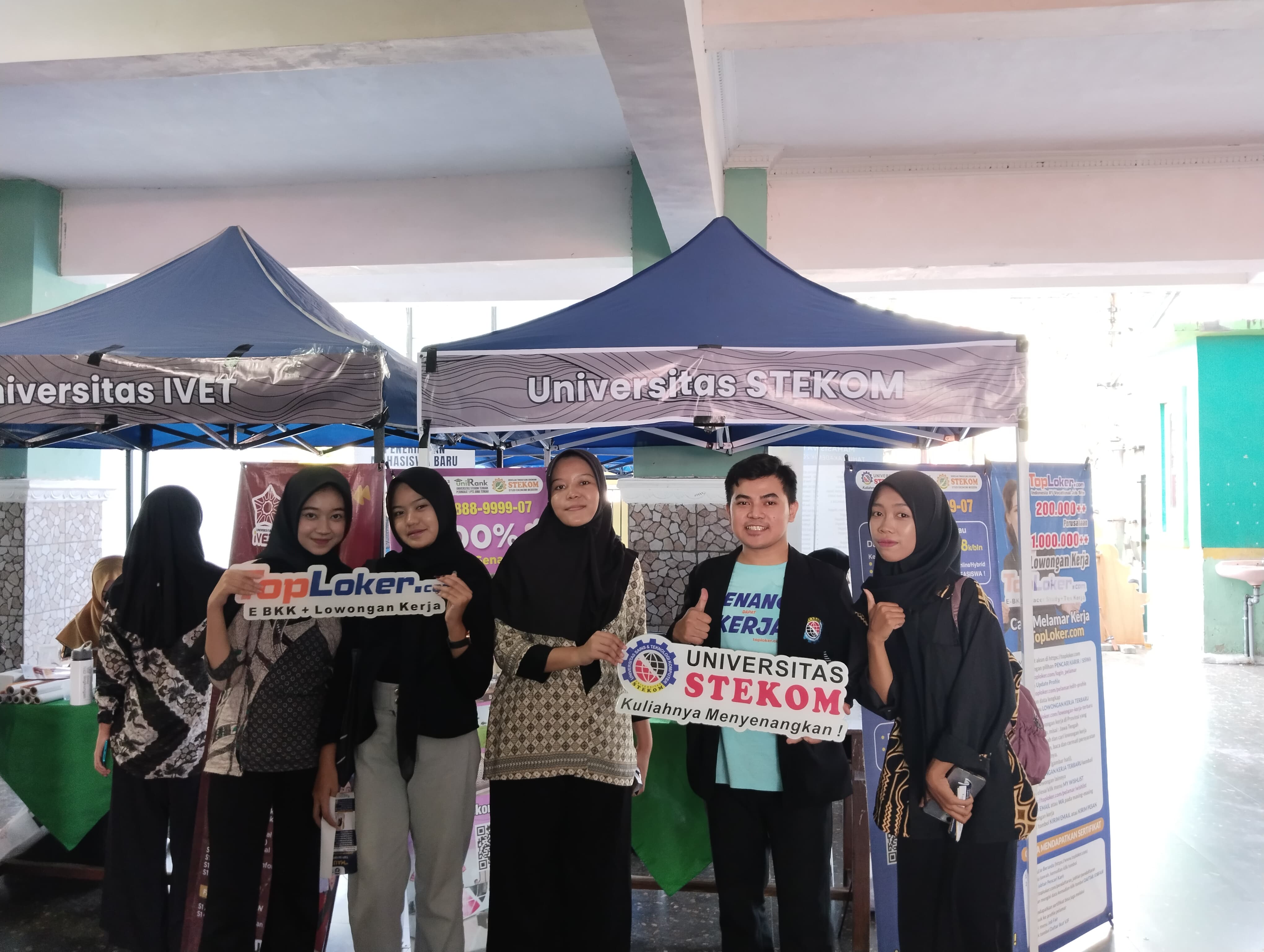 Partisipasi Universitas STEKOM dan Toploker.com Meriahkan Edu Expo SMK Muhammadiyah 1 Semarang