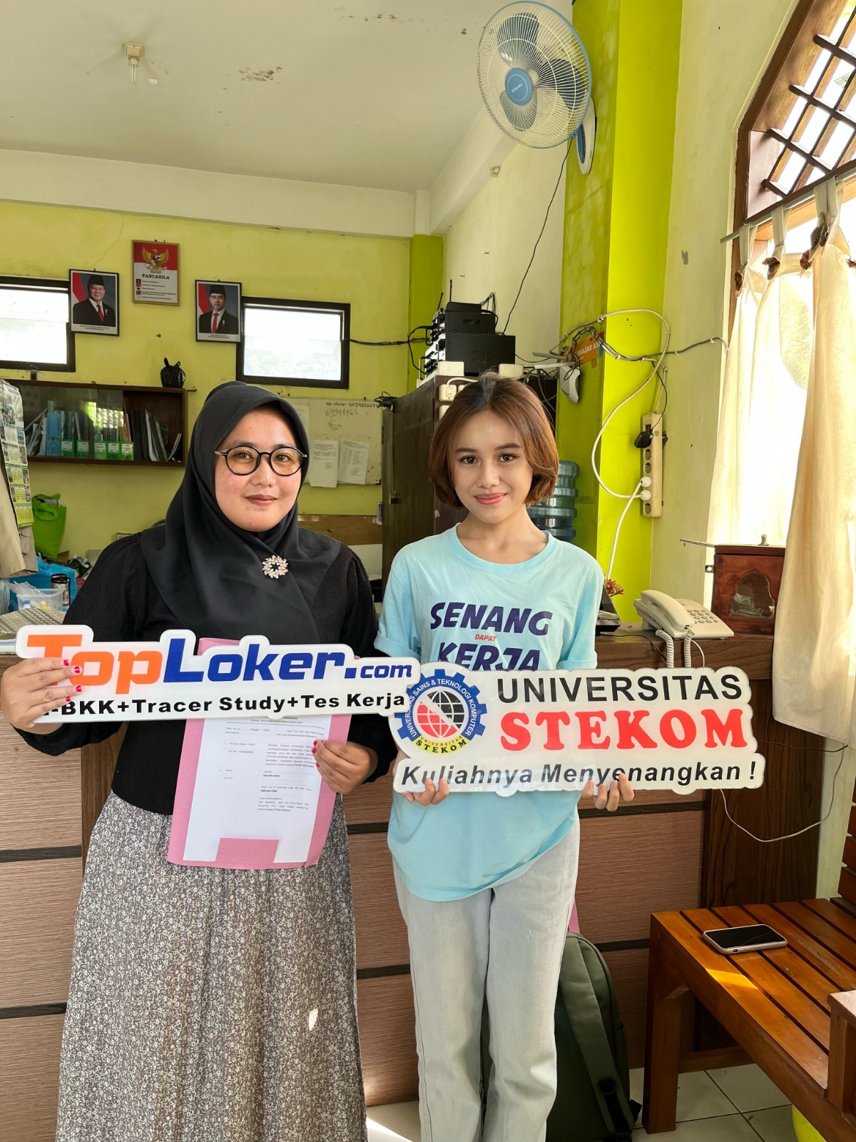 Perkuat Jejaring Edukasi, Universitas STEKOM dan TopLoker.com Hadir di SMK Al Mina Bandungan
