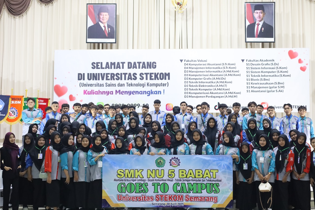 SMK NU 5 Babat Lakukan Kunjungan Industri ke Universitas STEKOM dan TopLoker.com