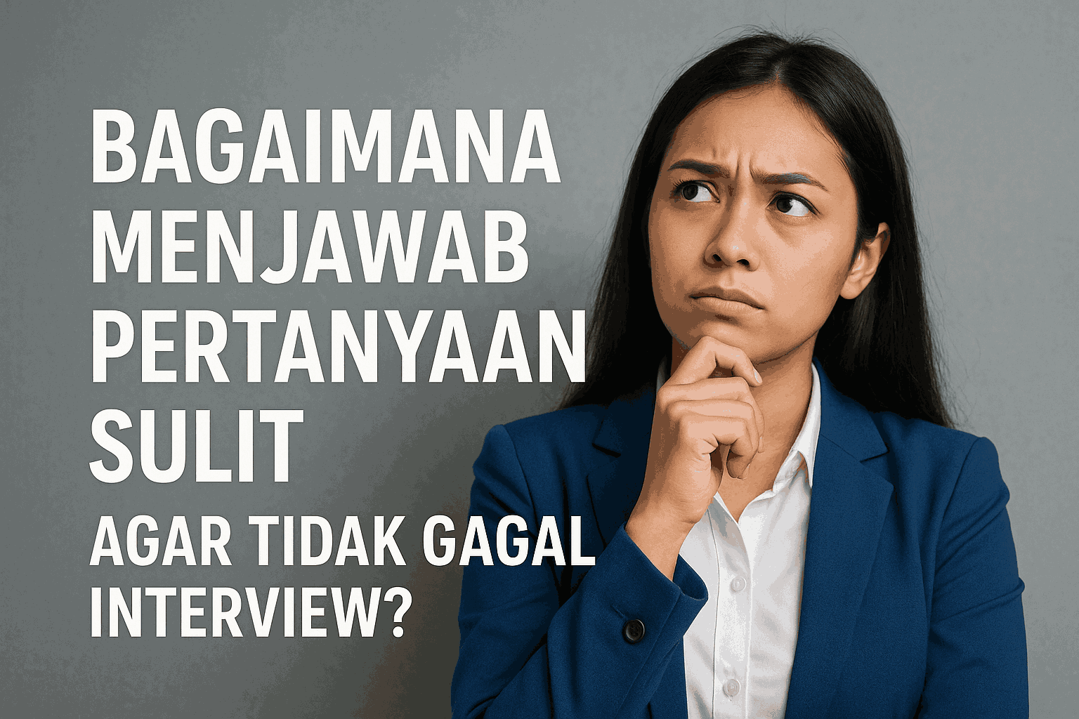 Bagaimana Menjawab Pertanyaan Sulit Agar Tidak Gagal Interview