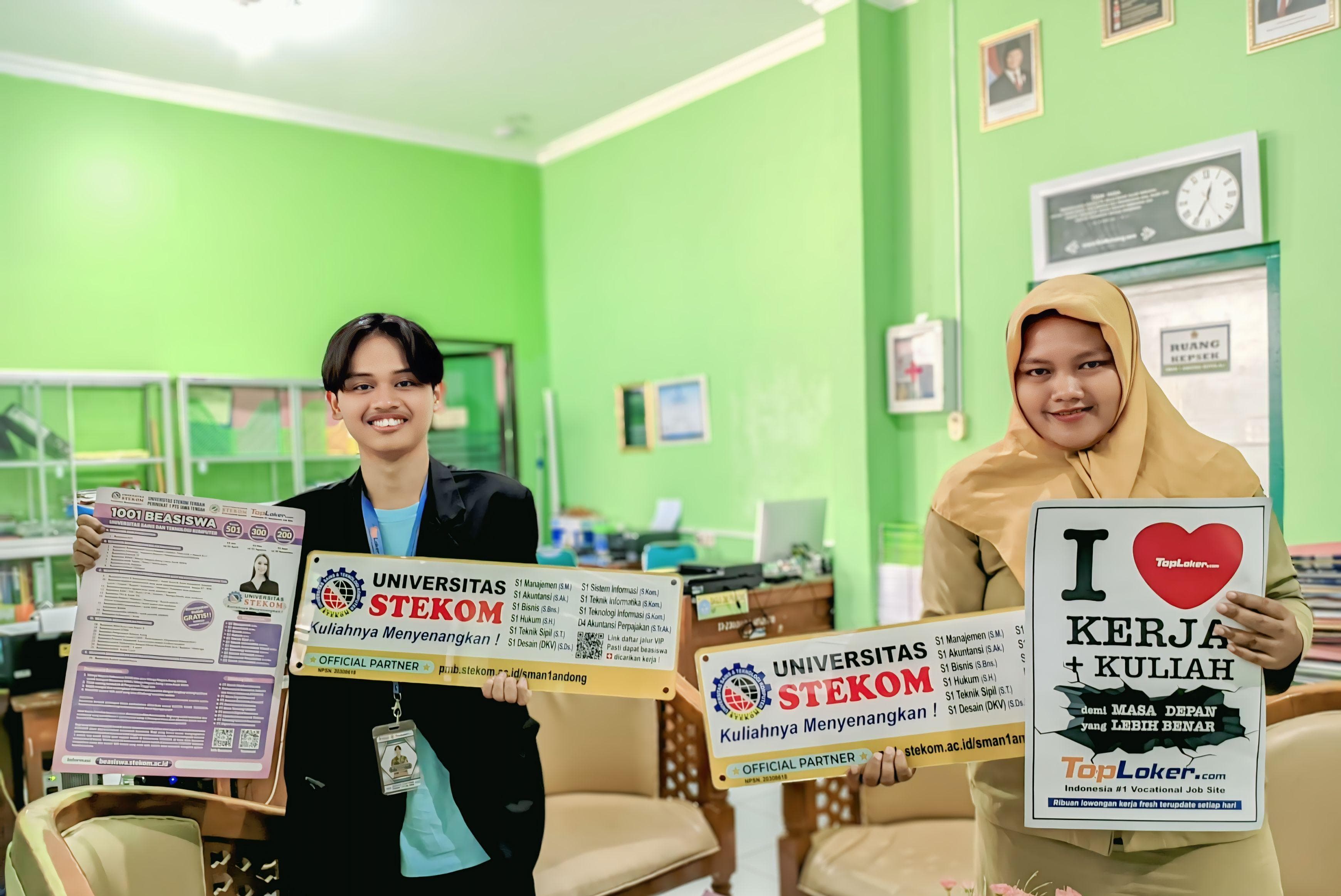 Pererat Sinergi Edukasi, Universitas STEKOM dan TopLoker.com Kunjungi SMAN 1 Andong Boyolali
