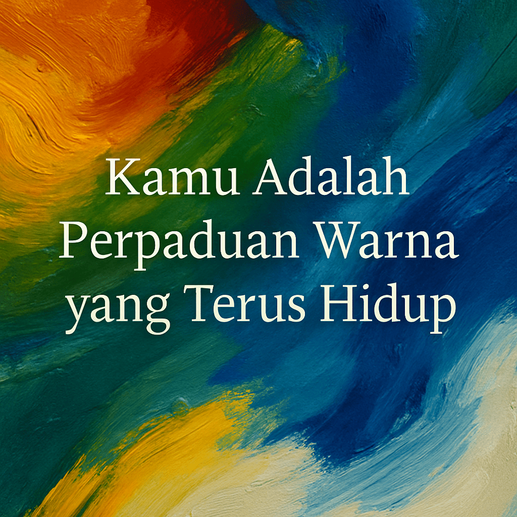 Kamu Adalah Perpaduan Warna yang Terus Hidup