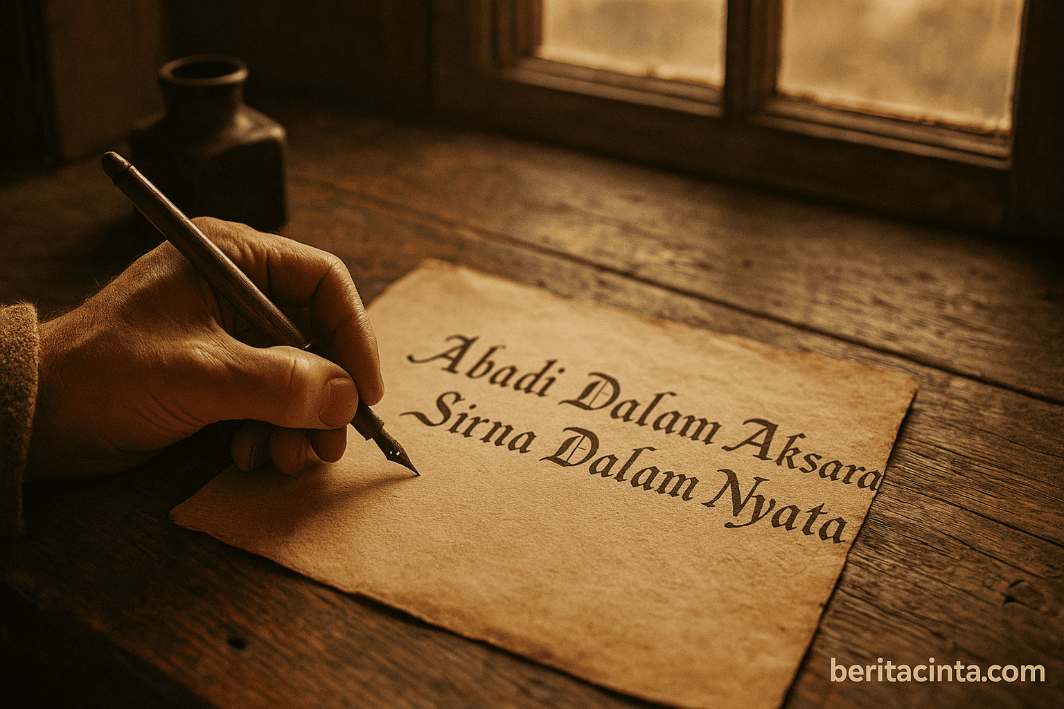 Abadi Dalam Aksara, Sirna Dalam Nyata