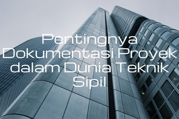 Pentingnya Dokumentasi Proyek dalam Dunia Teknik Sipil