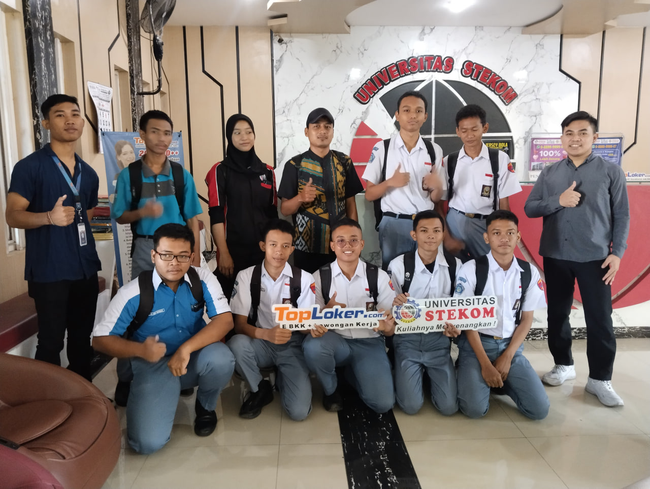 Lewat Toploker.com, UNIV STEKOM Siliwangi Sambut Siswa PKL dari SMKN 10, SMK Texmaco, dan SMKN 3 Semarang