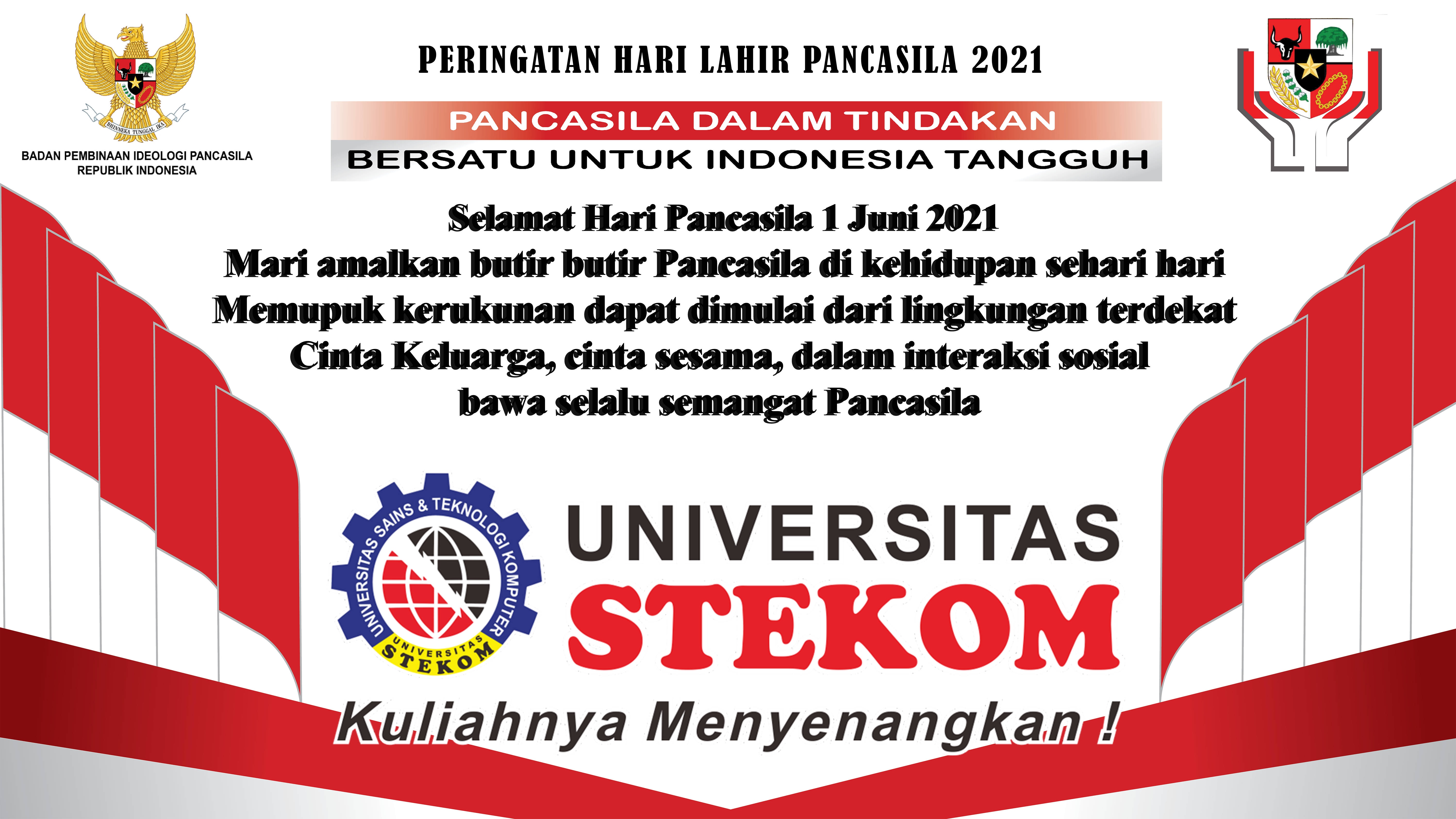 Selamat Hari Lahir Pancasila 1 Juni 2021
