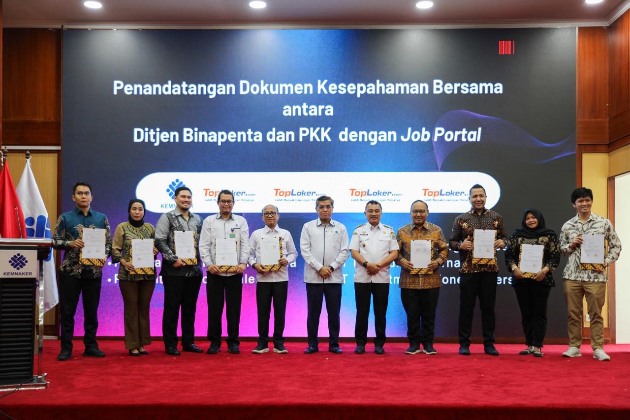 Peningkatan Kapasitas Layanan Kewirausahaan: Kemnaker Gandeng Job Portal, Toploker.com Turut Berpartisipasi