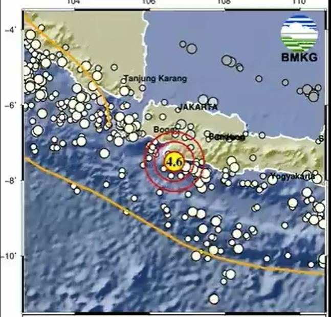 Gempa 4,6 M Guncang Sukabumi, Warga Panik