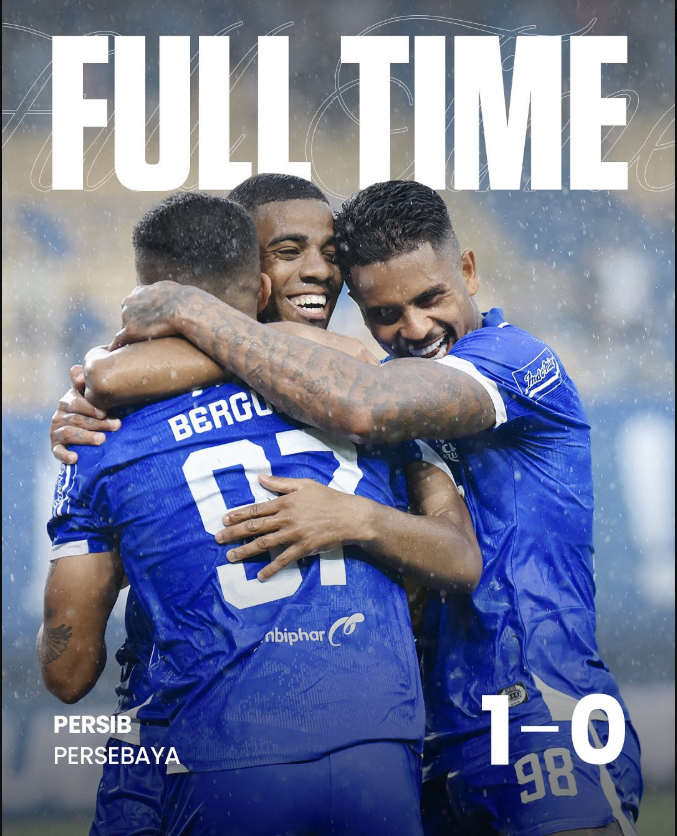 Persib Bandung Raih Kemenangan Tipis atas Persebaya Surabaya