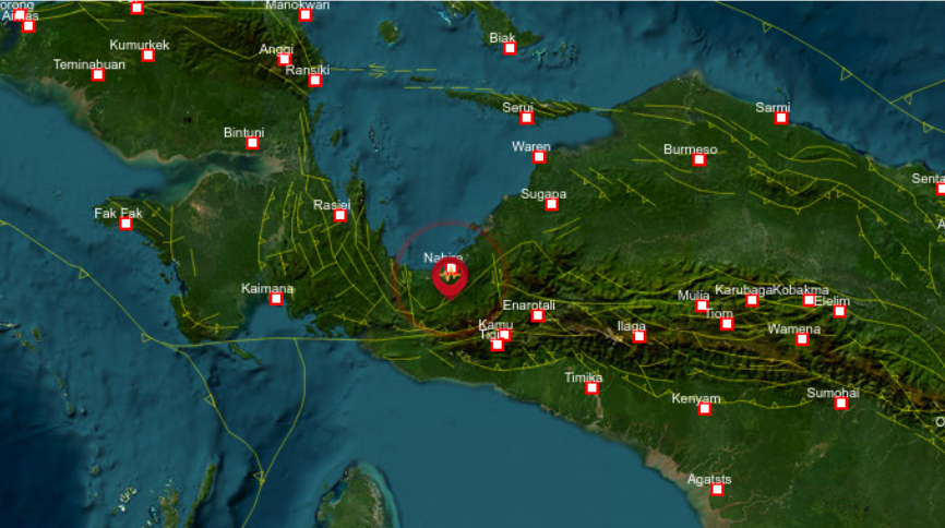 Gempa Magnitudo 6,6 Guncang Nabire Papua Tengah, Tidak Berpotensi Tsunami