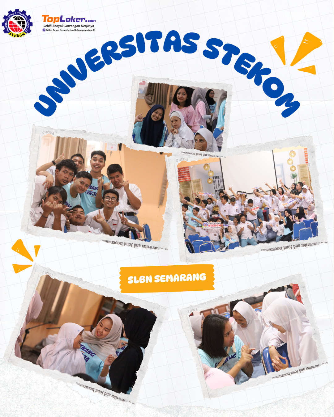 Universitas STEKOM Bangun Keakraban Kakak Asuh dan Adik Asuh di SLB Negeri Semarang