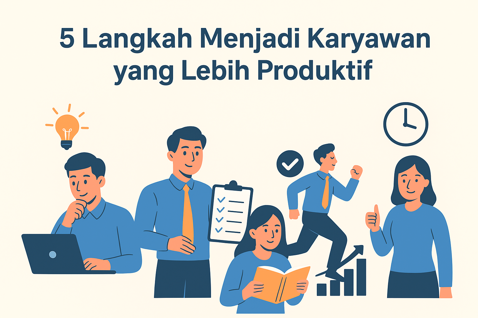 5 Langkah Menjadi Karyawan yang Lebih Produktif