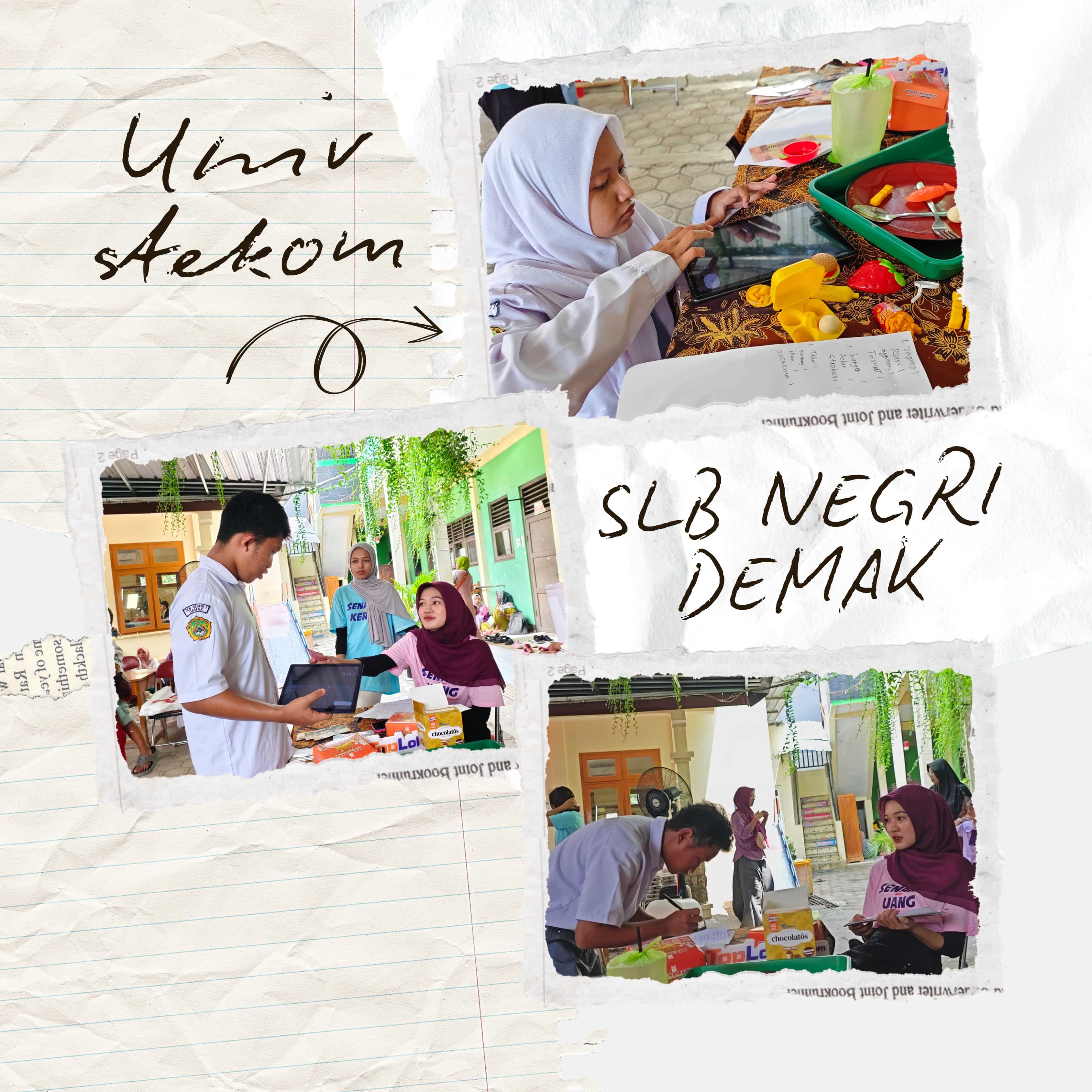 Universitas Stekom Asah Keterampilan Wirausaha dan Kasir bagi Siswa SLB Negeri Demak