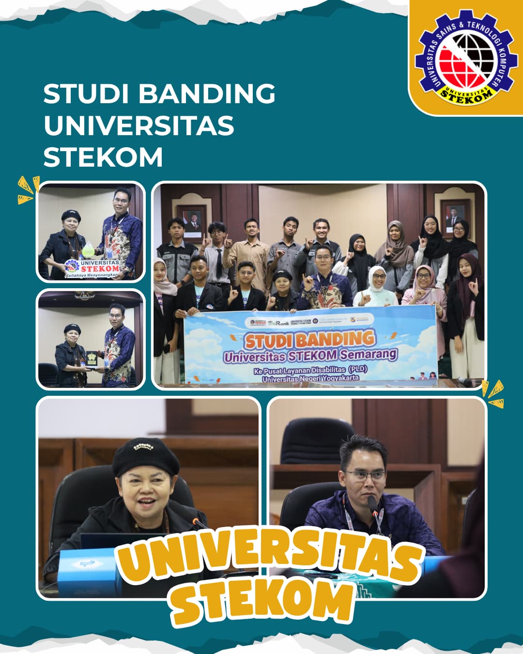 Universitas STEKOM Perkuat Komitmen Inklusi Melalui Studi Banding ke Universitas Negeri Yogyakarta