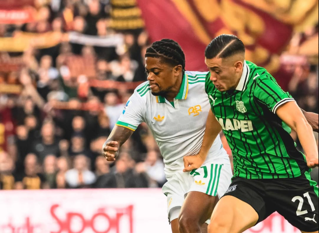 Jay Idzes Tampil Solid Saat Sassuolo Kalah Tipis dari AS Roma di Serie A