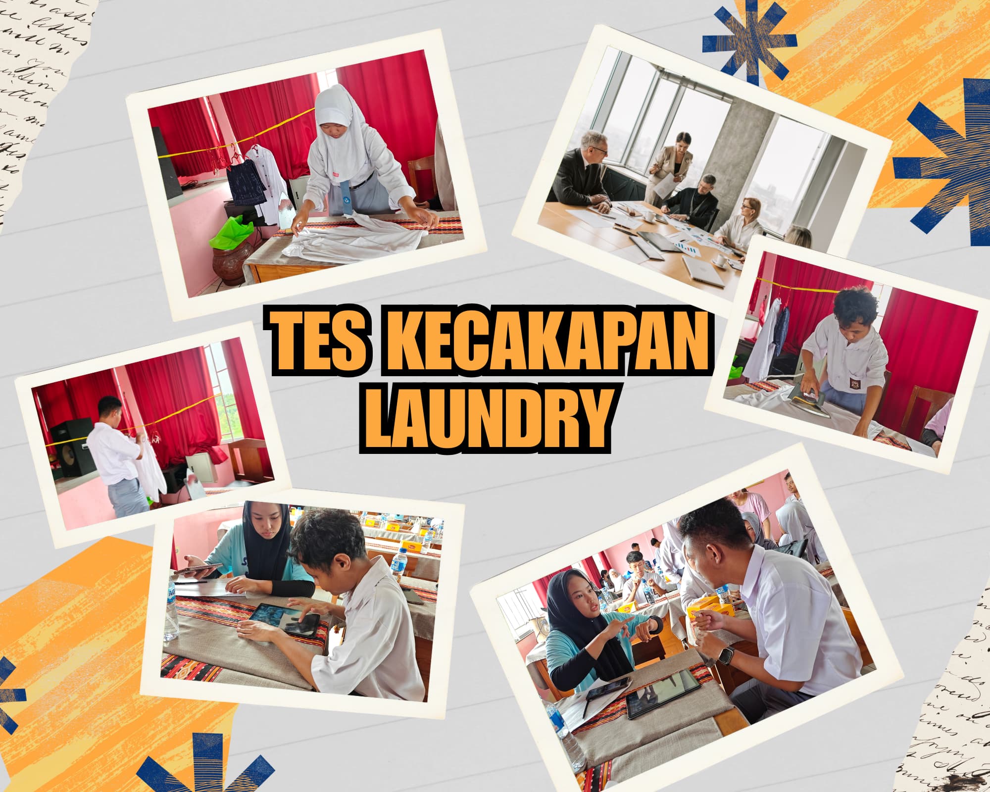 Toploker.com dan Universitas STEKOM Latih Keterampilan Laundry bagi Siswa SLB Negeri Jepara