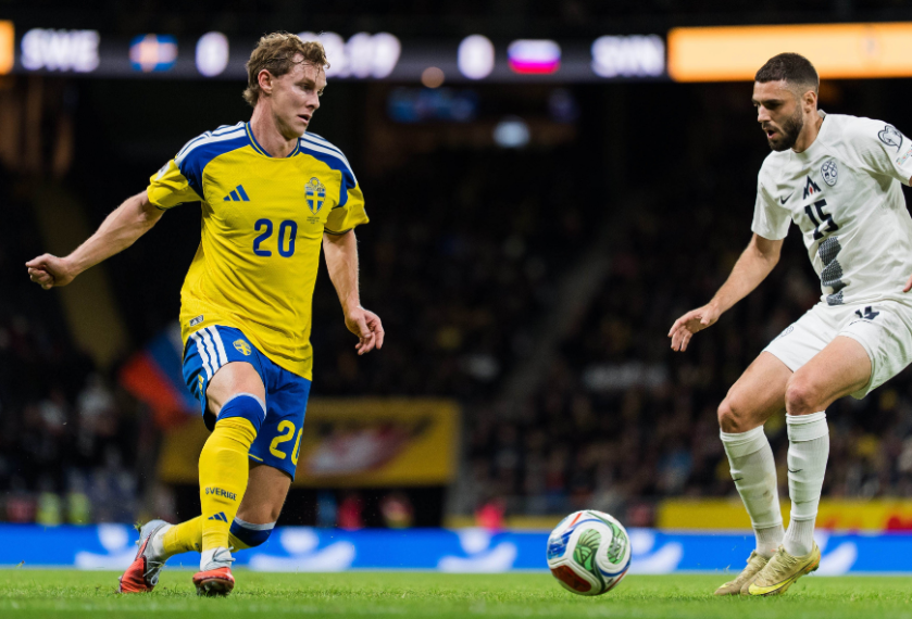 Swedia Gagal Kunci Kemenangan atas Slovenia di Kualifikasi Piala Dunia