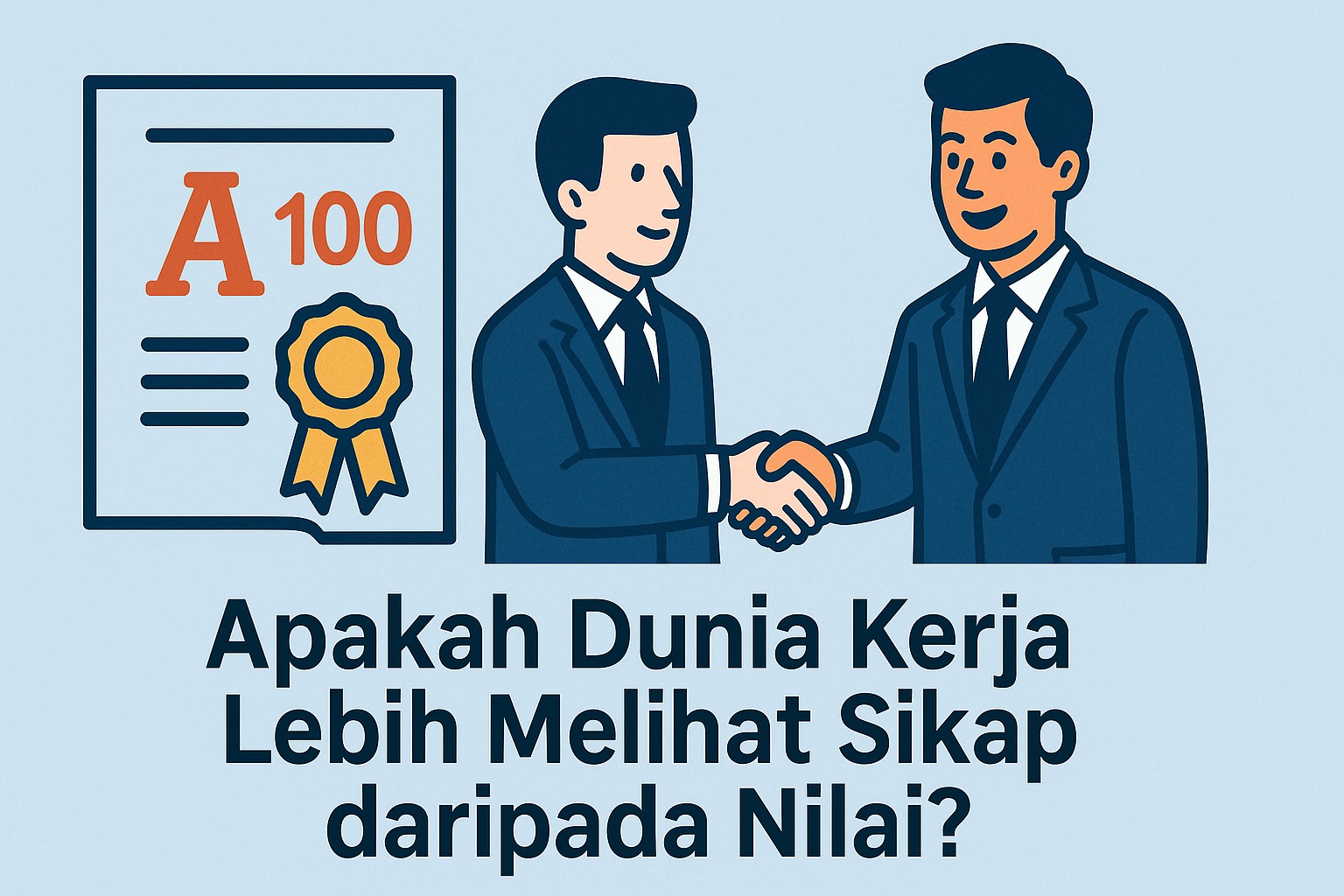 Apakah Dunia Kerja Lebih Melihat Sikap daripada Nilai?