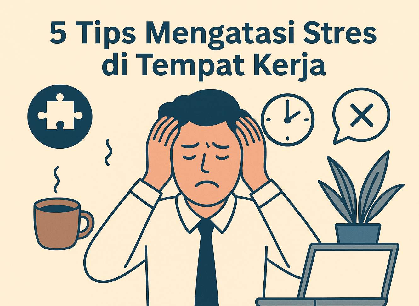5 Tips Mengatasi Stres di Tempat Kerja