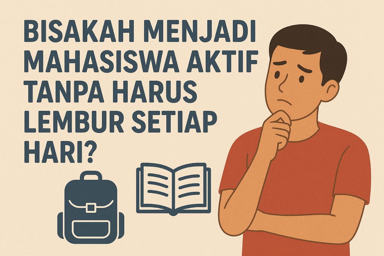 Bisakah Menjadi Mahasiswa Aktif Tanpa Harus Lembur Setiap Hari?