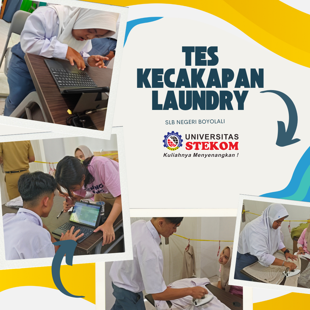 Tes Kecakapan Laundry Universitas Stekom Latih Siswa Disabilitas SLB Negeri Boyolali Menjadi Lebih Mandiri