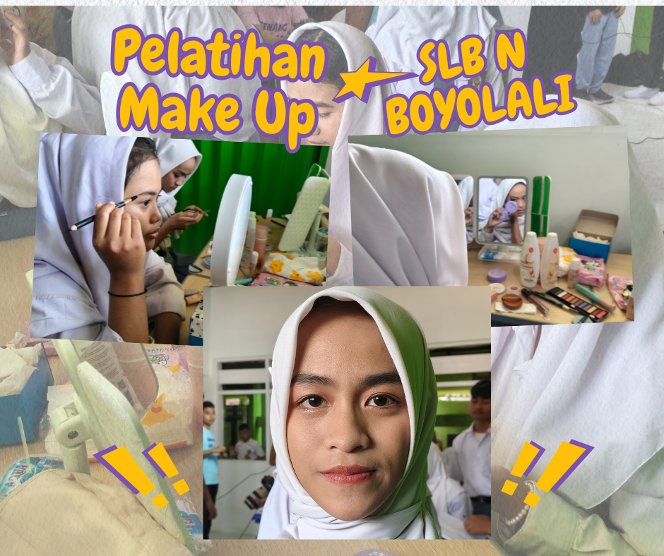 Pelatihan Make Up bagi Siswa Perempuan SLB Negeri Boyolali