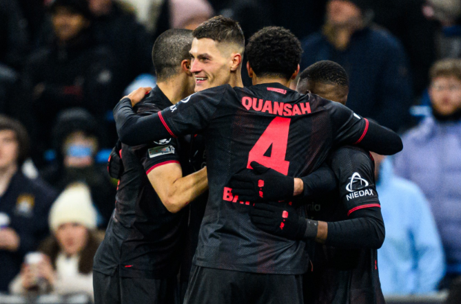 Manchester City Tumbang 0-2 dari Leverkusen di Liga Champions