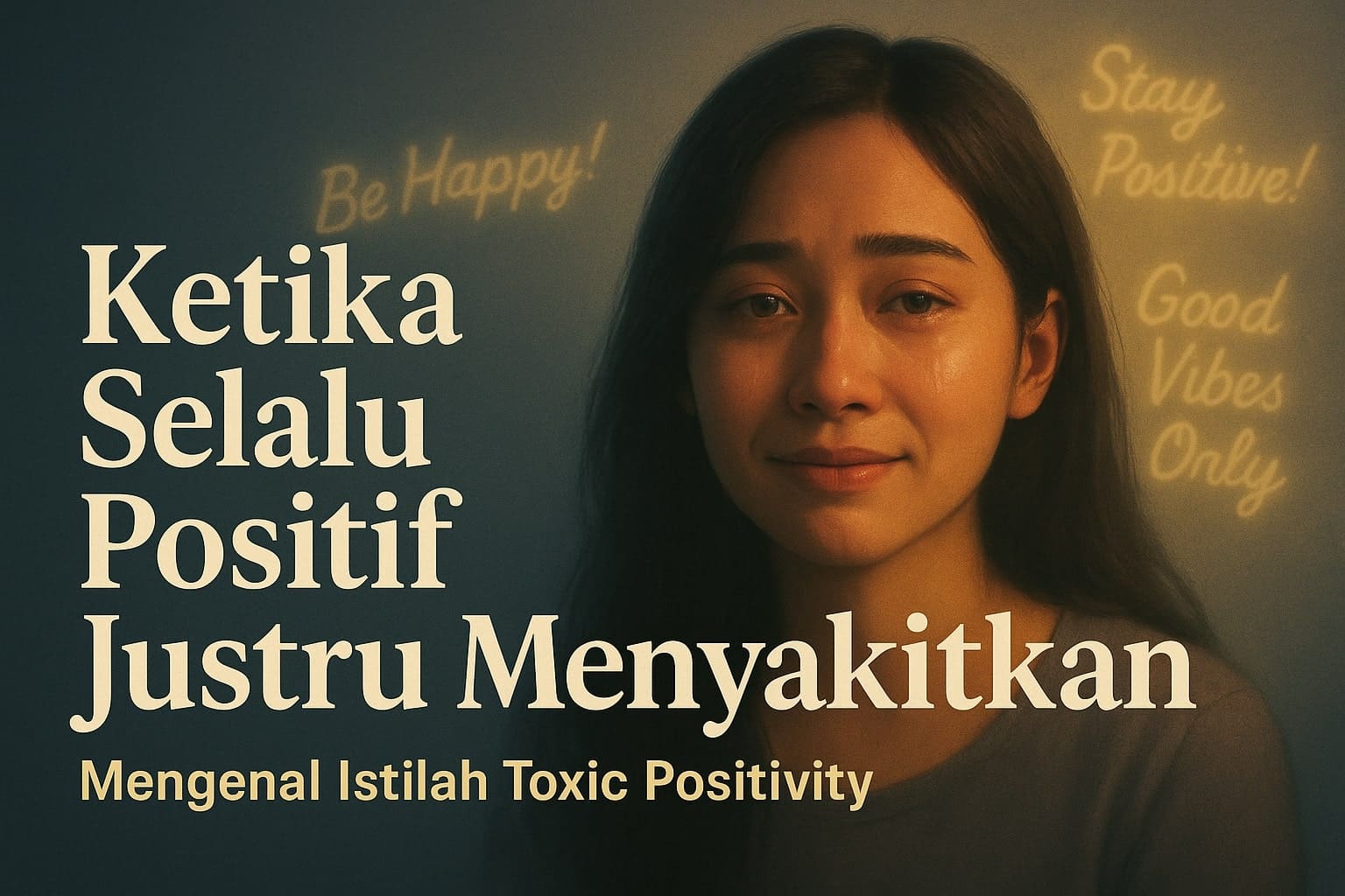 Ketika Selalu Positif Justru Menyakitkan, Mengenal Istilah Toxic Positivity