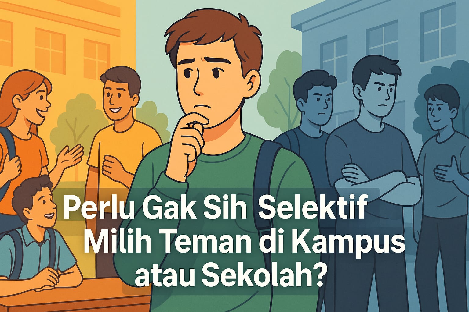 Perlu Gak Sih Selektif Milih Teman di Kampus atau Sekolah?