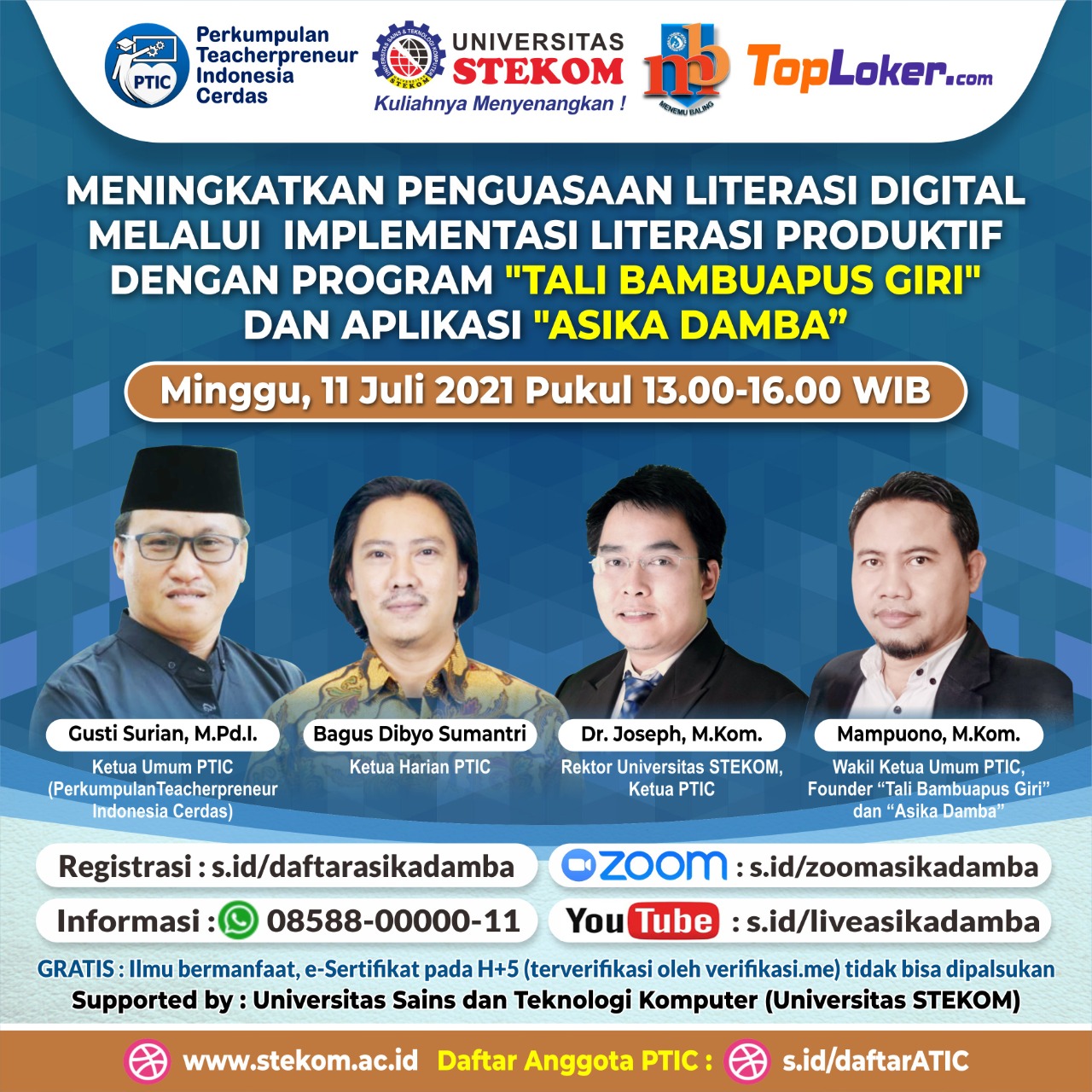 Webinar Menemu Baling (Menulis dengan Mulut dan Membaca dengan Telinga)
