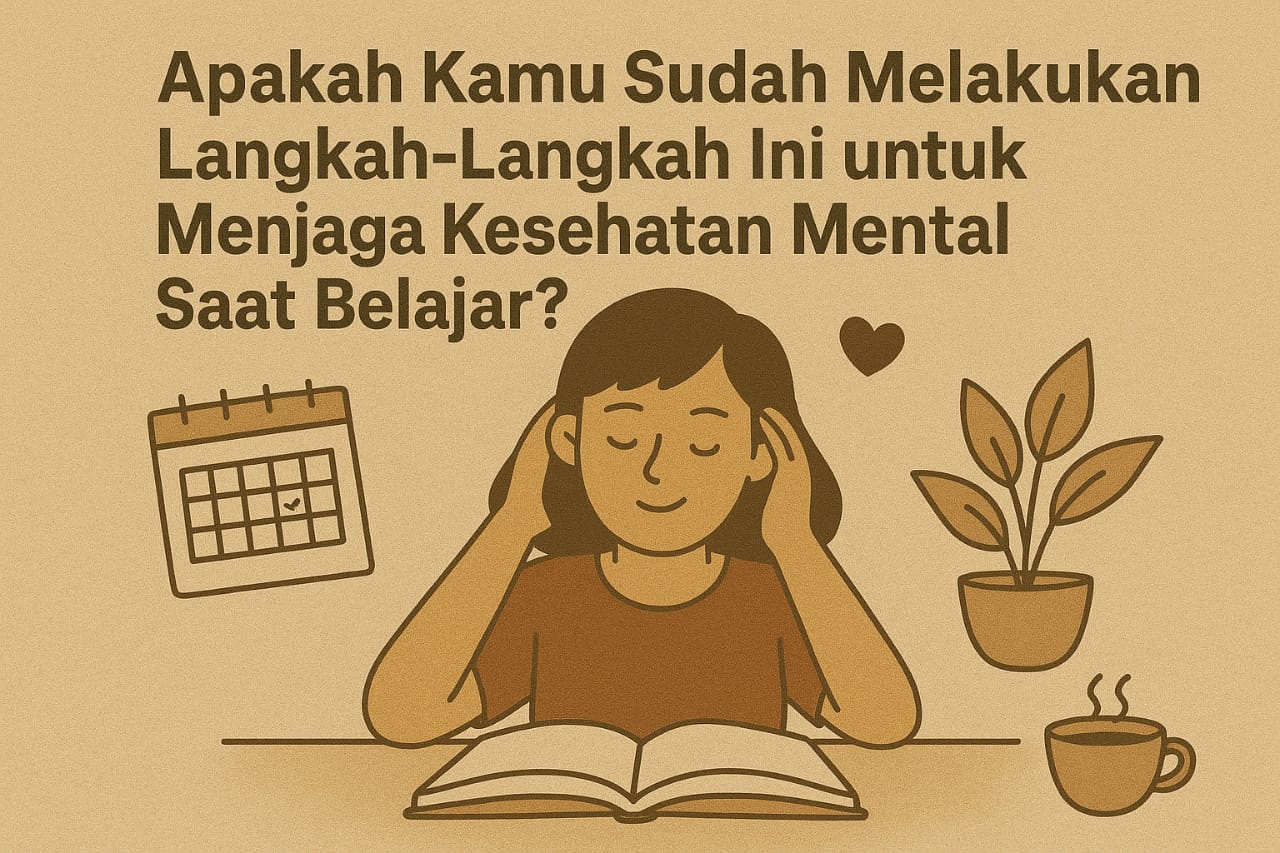 Apakah Kamu Sudah Melakukan Langkah-Langkah Ini untuk Menjaga Kesehatan Mental Saat Belajar?