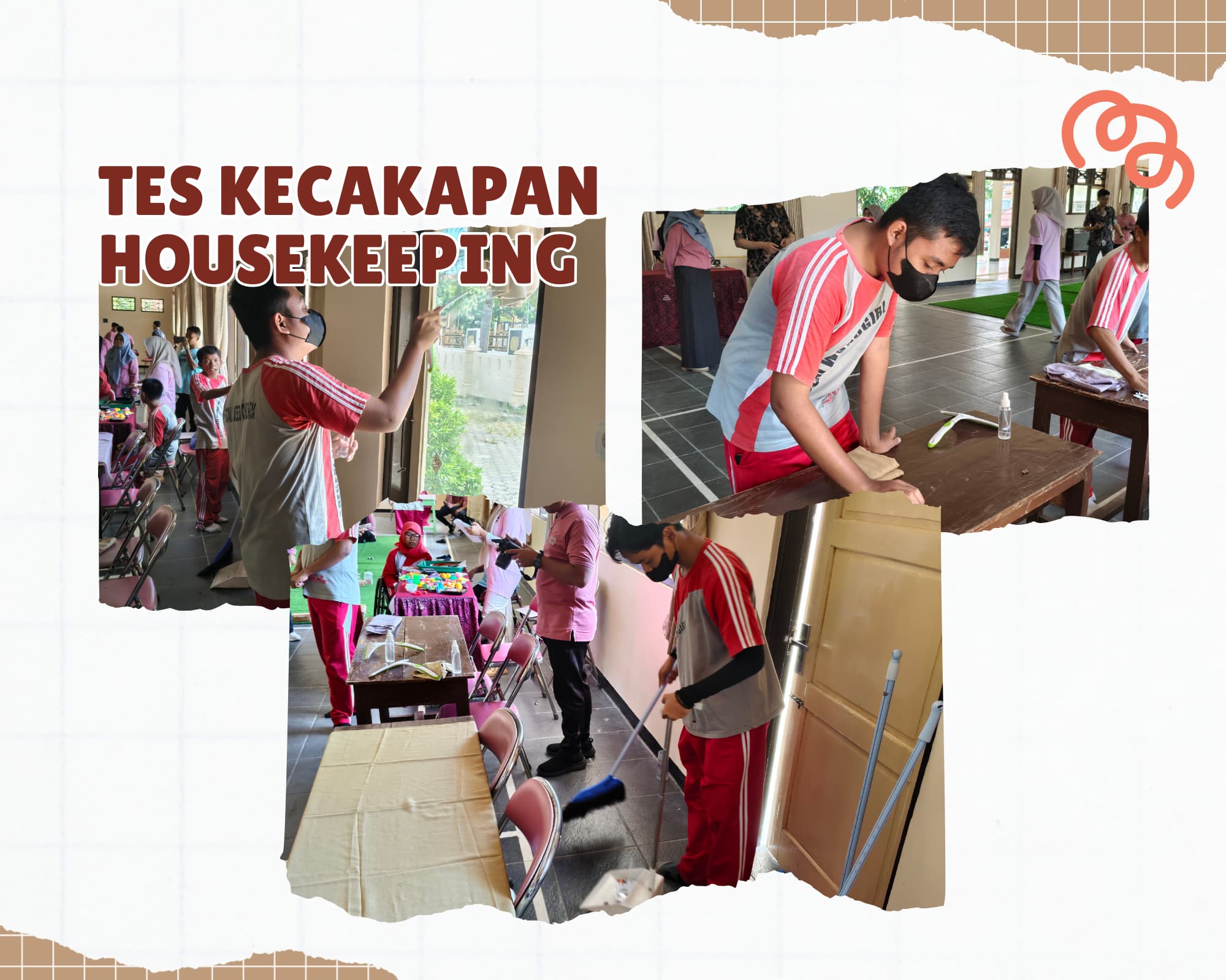 Toploker.com dan Universitas STEKOM Gelar Pelatihan Keterampilan Housekeeping untuk Siswa Disabilitas di SLB Negeri Wonogiri