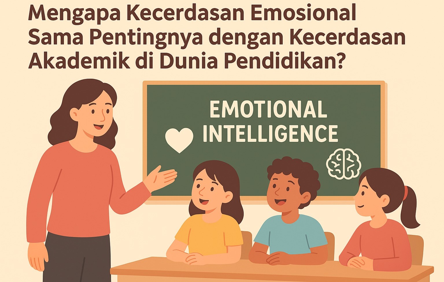 Mengapa Kecerdasan Emosional Sama Pentingnya dengan Kecerdasan Akademik di Dunia Pendidikan?