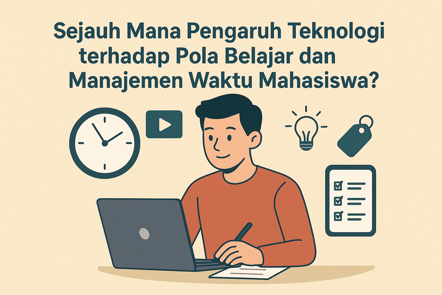 Sejauh Mana Pengaruh Teknologi terhadap Pola Belajar dan Manajemen Waktu Mahasiswa?
