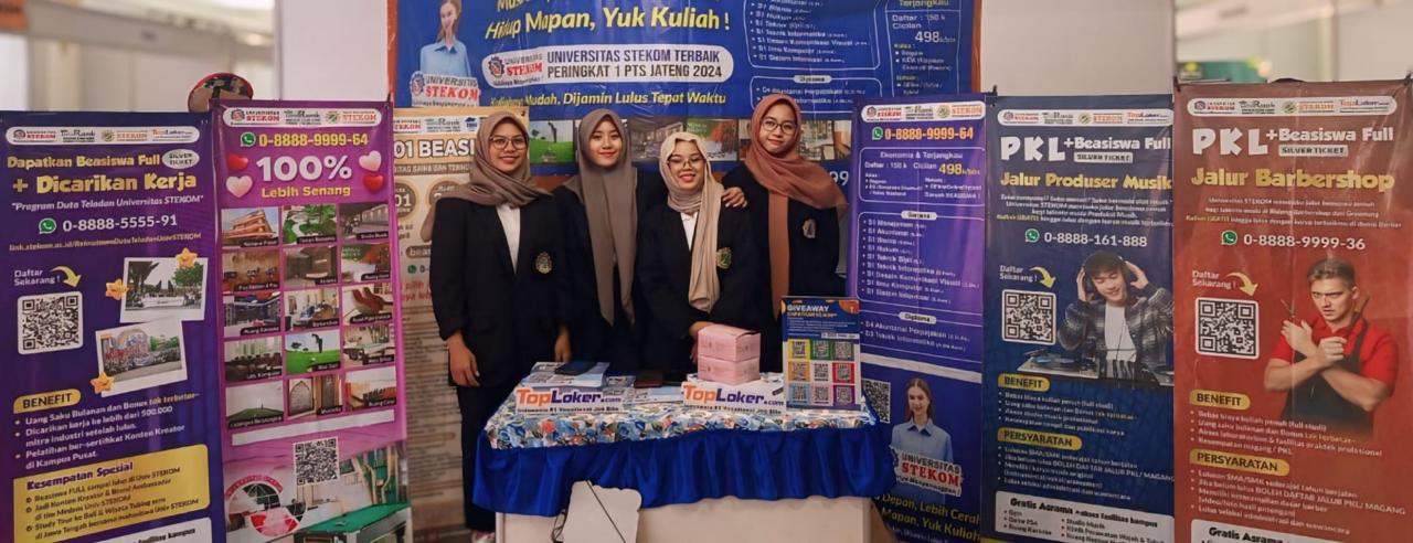 Keikutsertaan TopLoker.com Bersama Universitas STEKOM dalam Solo Education Expo 2025