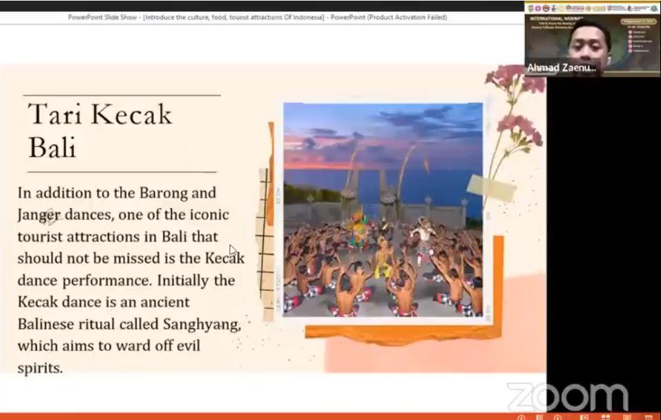 International Webinar 2022 - Get to know the beauty of diverse cultures between countries – Part 19
