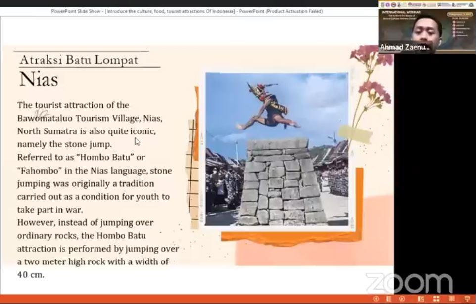 International Webinar 2022 - Get to know the beauty of diverse cultures between countries – Part 20