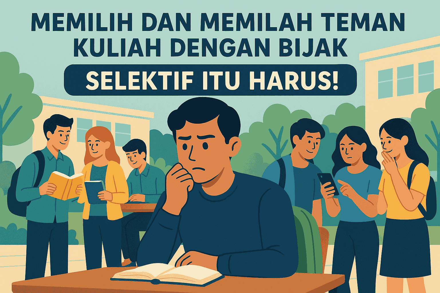 Memilih dan Memilah Teman Kuliah dengan Bijak, Selektif itu Harus!